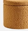 Sherpa Pouffe In Desert Brown Colour