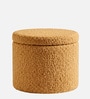 Sherpa Pouffe In Desert Brown Colour