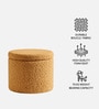 Sherpa Pouffe In Desert Brown Colour
