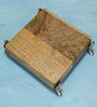 Shilp Acacia Wood Riser with Metal Feet