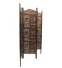 Solid Wood Palencia Room Divider In Brown Colour