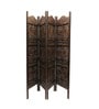 Solid Wood Palencia Room Divider In Brown Colour