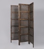 Sheesham Wood Room Divider in Brown Colour