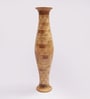 Brown Trescott Wooden Vase