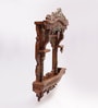 Solid Wood Jharokha in Brown Colour