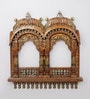Rajasthani Solid Wood Jharokha in Brown