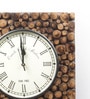 Brown Solid Wood Bop Vintage Wall Clock