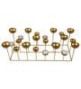 Shimmer Gold Iron Table Tea Light Holder