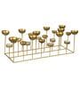 Shimmer Gold Iron Table Tea Light Holder