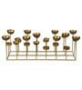 Shimmer Gold Iron Table Tea Light Holder
