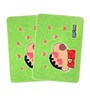 Shinchan in Love Themed Door Mat in Green Colour