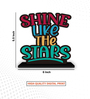 Shine Like The Stars Wooden Quote Sign
