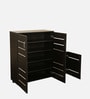 Shinji 18-Pairs Shoe Cabinet In Wenge Finish With Seating