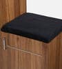 Shinji 20-Pairs Shoe Cabinet With Seating & Adjustable Shelf In Lyon Walnut Finish