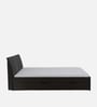 Shinju Upholstered Queen Size Bed in Wenge Finish with Drawer Storage