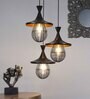 Shinova Black Iron Hanging Light  | E27 holder | without Bulb |  Eliante