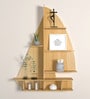 Ship Backlit Designer Wooden Wall Shelf