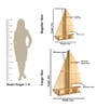Ship Backlit Designer Wooden Wall Shelf