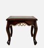 Shira Solid Wood End Table Walnut Finish