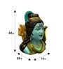 Shiv Ji Multicolour Marble Idol