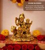 Golden Shiv Parivar God Idol