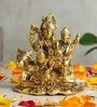 Golden Shiv Parivar God Idol
