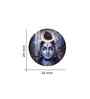 Shiva Blessing Acrylic Round Wall Art