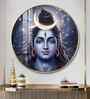 Shiva Blessing Acrylic Round Wall Art