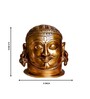 Shiva Mukhlingam Brass Religious Idol