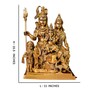 Shiva Parivar Brass Religious Idol