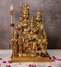 Shiva Parivar Brass Religious Idol