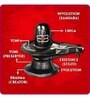 Shivling Stone Religious Idol (Silver)
