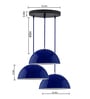 Shizen Black Metal Cluster Hanging Light