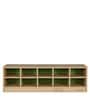 Shoe Rack in Mangfall with Green Colour