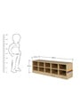 Shoe Rack in Mangfall with Green Colour