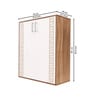 Shoe Rack In Noce Lyon Finish