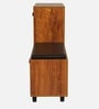 ShoeFit 20-Pairs Shoe Cabinet In Tan Finish With Seating