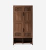 Shoemate Shoe Rack In Dark Brown Finish