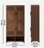 Shoemate Shoe Rack In Dark Brown Finish