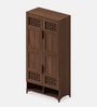 Shoemate Shoe Rack In Dark Brown Finish