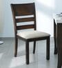 Shore Rubber Wood Dining Chair in Rio Brown Colour (Set Of 2)