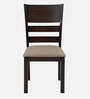 Shore Rubber Wood Dining Chair in Rio Brown Colour (Set Of 2)