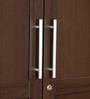 Shou 2 Door Wardrobe in Brown Finish