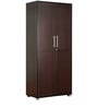 Shou 2 Door Wardrobe in Brown Finish