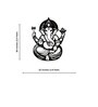 Shree Ganesha Blessings Metal Art Devotion Wall Decor