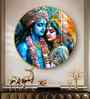 Shree Krishna Harmony Acrylic Round Wall Art