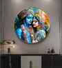 Shree Krishna Harmony Acrylic Round Wall Art