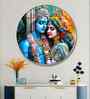 Shree Krishna Harmony Acrylic Round Wall Art