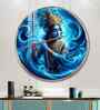 Shree Krishna Acrylic Round Wall Art