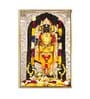 Shree Ram Lalla Colorful Canvas Print  Golden Frame